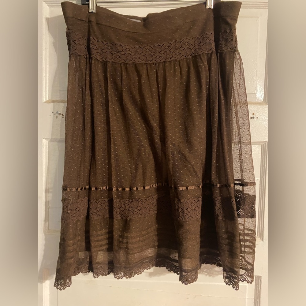 Appt. 9 brown skirt